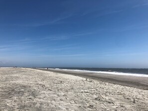 En la playa 