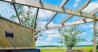 Nautical Dome Luxury Rental with Hot Tub, Gazebo & Firepit!