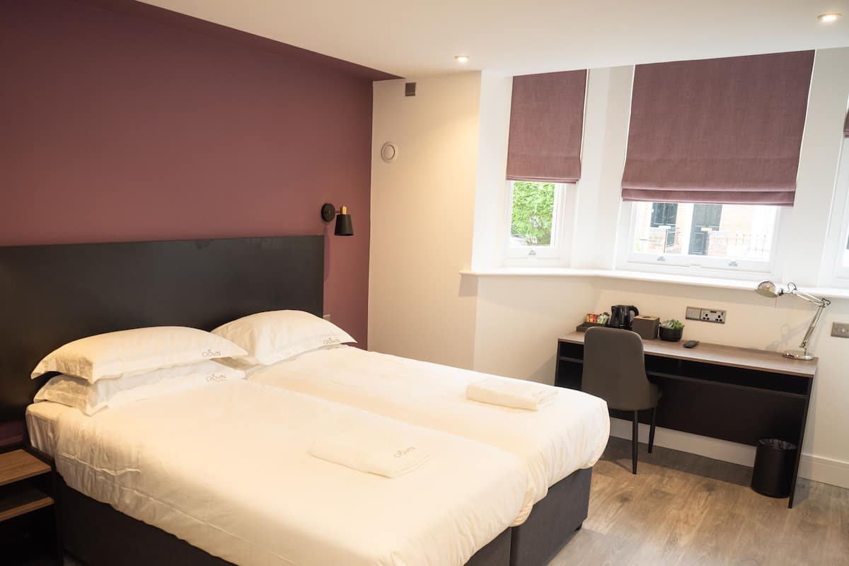 Camera Deluxe con letto matrimoniale o 2 letti singoli | Biancheria in cotone egiziano, biancheria da letto di alta qualità