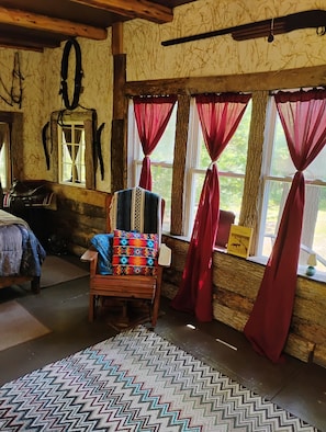 Interior - Lost Nations Cowboy Town Riverside Cabin (Pittsford)