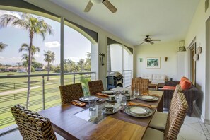 Leilighet, 1 kingsize-seng med sovesofa | Terrasse/patio