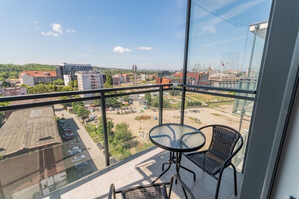 Comfort Apartment | Terrace/patio - Bastion Wałowa - ECS View by GA (Gdansk)
