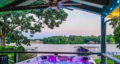Lakeside Retreat w/Pool, Hot Tub, Games & Dock