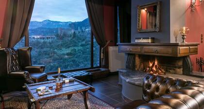 Magnificent Eptalofos Apartment | 4 Bedrooms | Villa Ogre | Furnished Balcony with Amazing Mountain Views | Agoriani, Parnassus