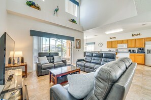 Televisión, mesa de ping pong