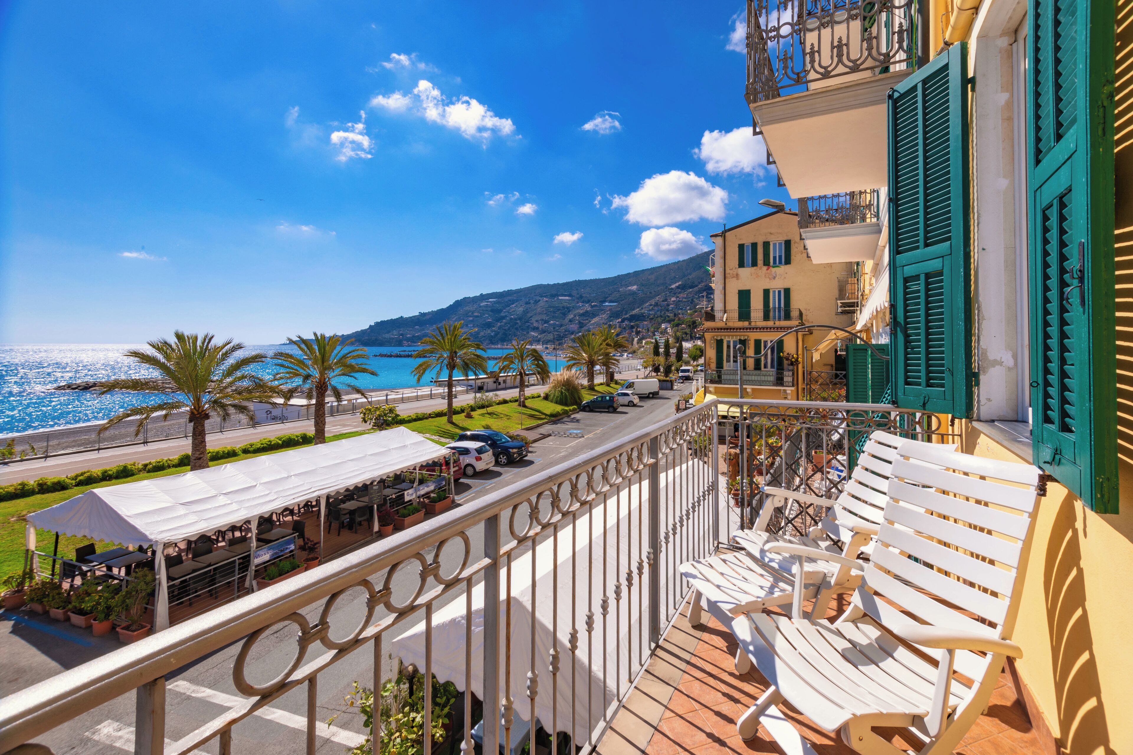 Appartement, uitzicht op zee | Balkon