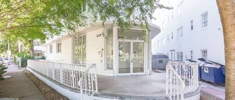 Fassade der Unterkunft