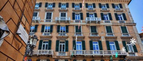 Façana frontal de l'allotjament