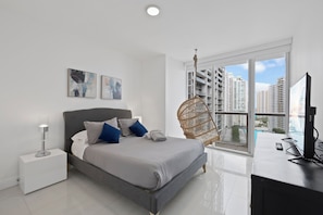 Luxury-Apartment, 2 Schlafzimmer, Buchtblick