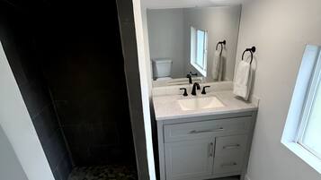 Towels, soap, toilet paper