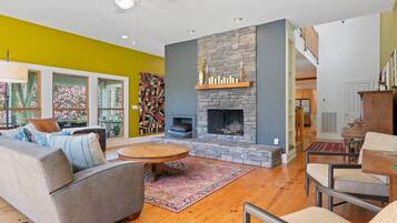 House, Multiple Beds, Patio, Garden View (Serene Refuge) | Living area | 42-inch flat-screen TV with digital channels