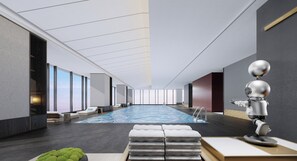 Una piscina techada