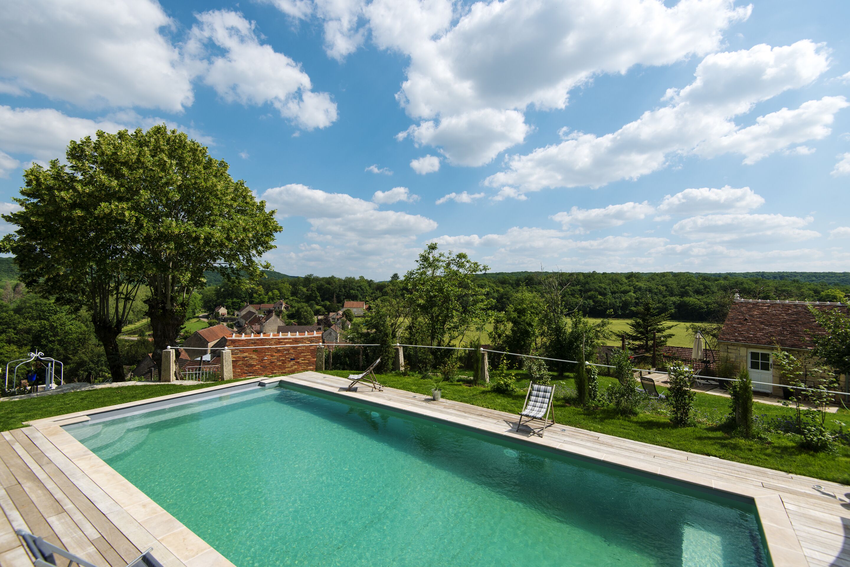 Piscine à vue panoramique