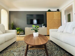 Smart-tv en tafelvoetbal