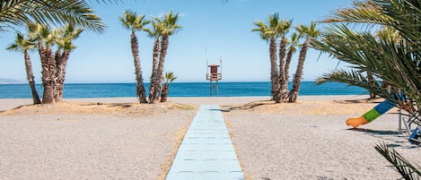 On the beach