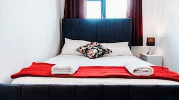 2 bedrooms, iron/ironing board, travel crib, WiFi