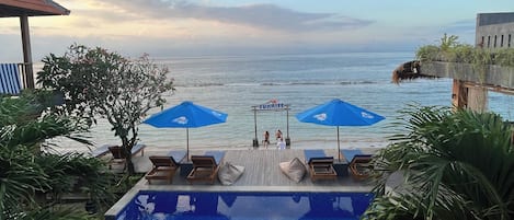 Deluxe-Doppelzimmer, Strandblick | Aussenbereich