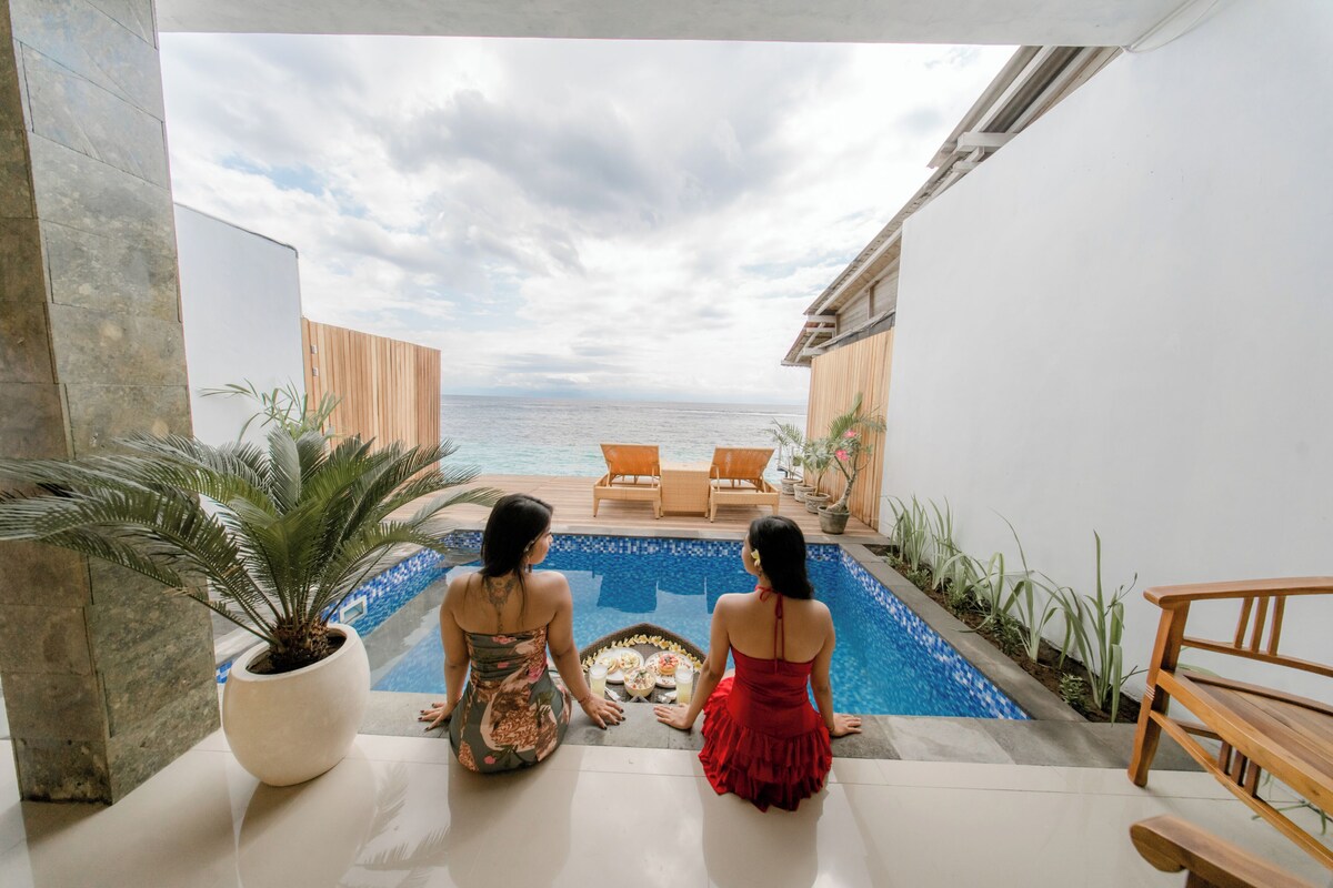 Villa, vue plage