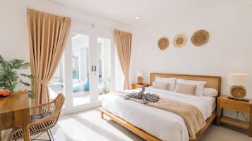 Exclusive Villa, 2 Bedrooms, Private Pool | 2 bedrooms, in-room safe, blackout drapes, iron/ironing board