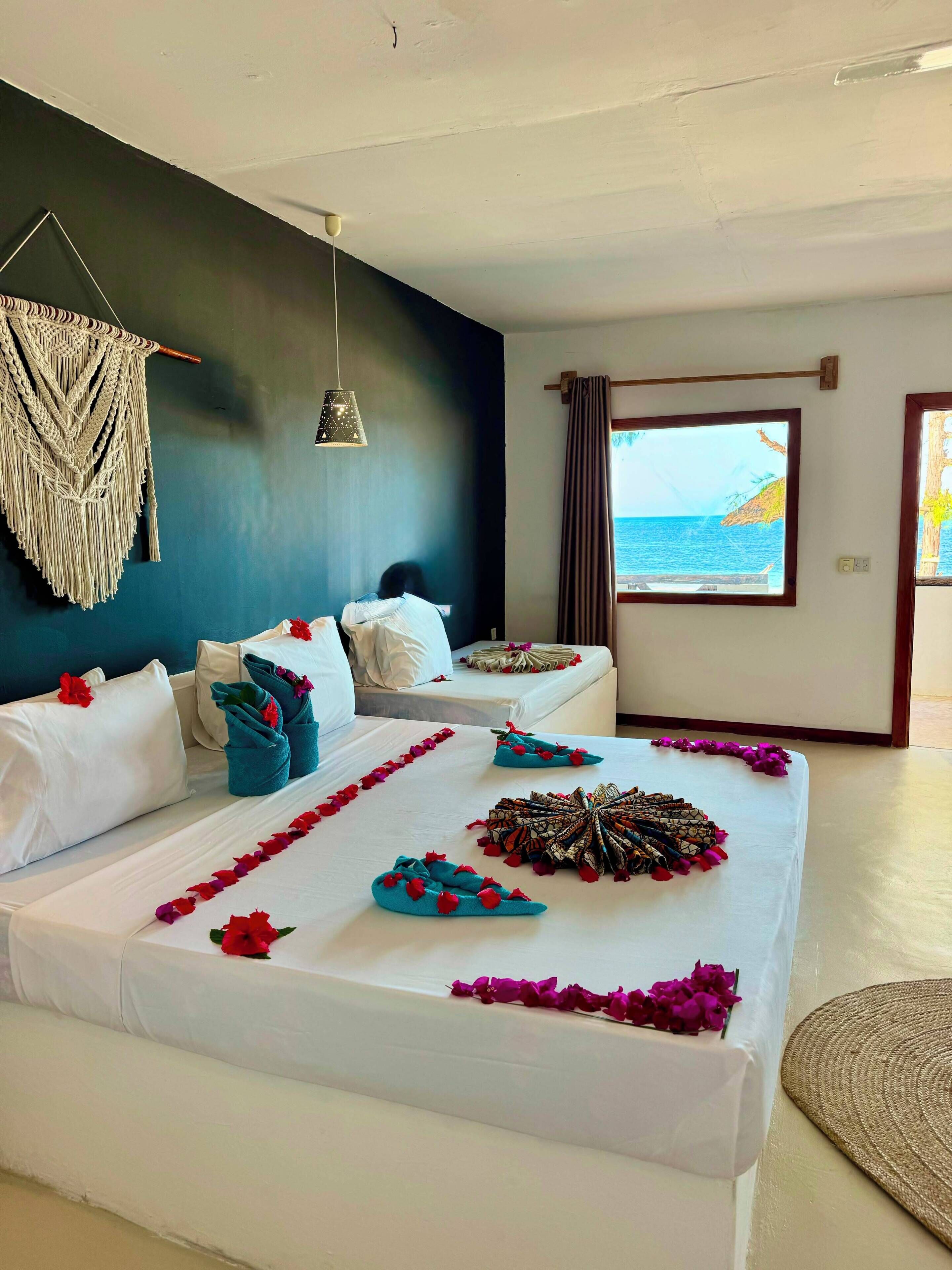 Chambre Double Deluxe | Vue sur la plage/l’océan