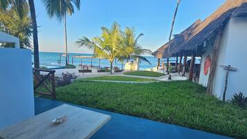 Basic Double Room, Patio, Sea View | Free WiFi, bed sheets