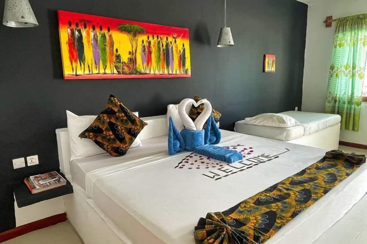 Free WiFi, bed sheets