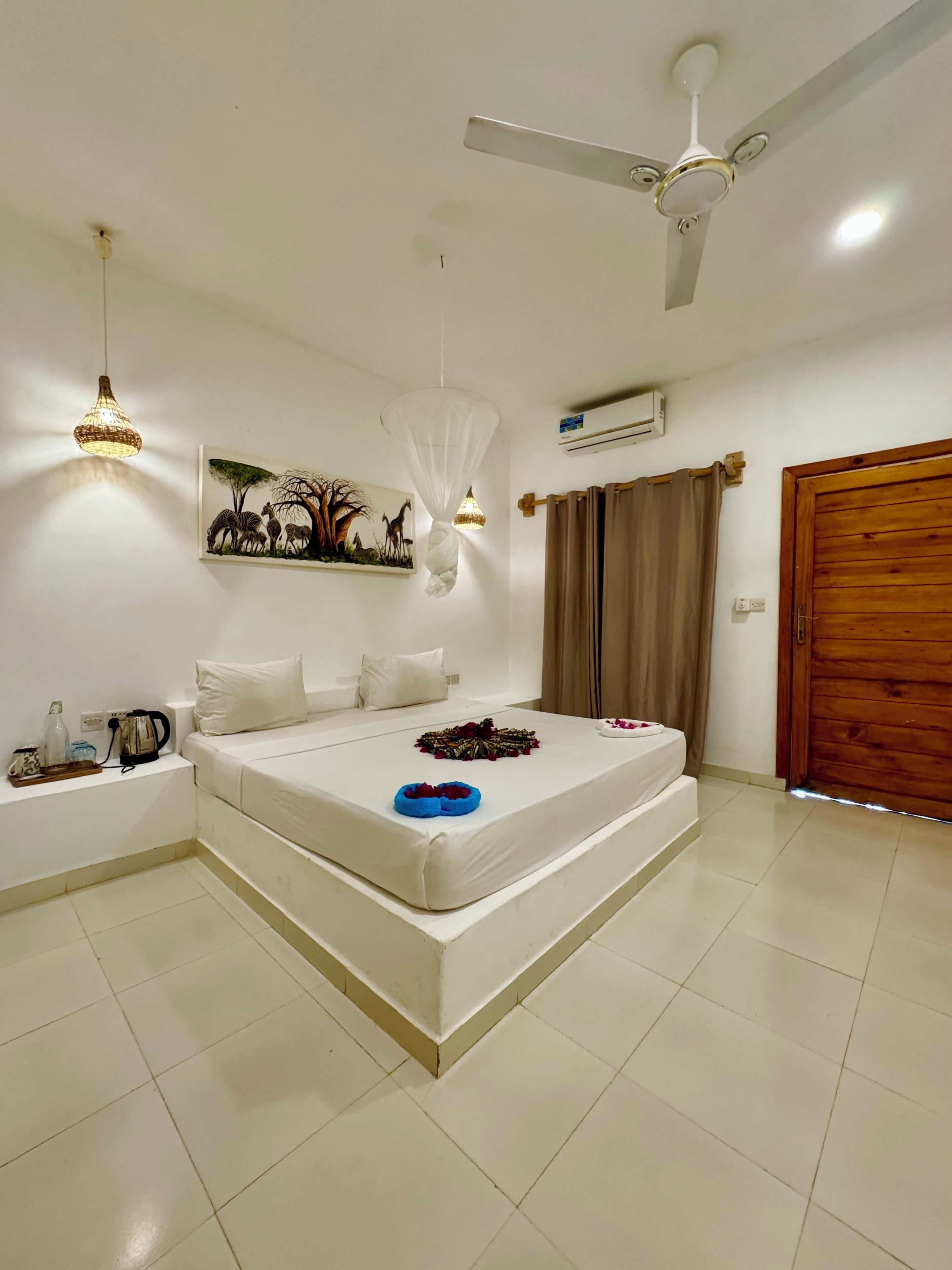 Chambre Double Économique, patio | Wi-Fi gratuit, draps fournis