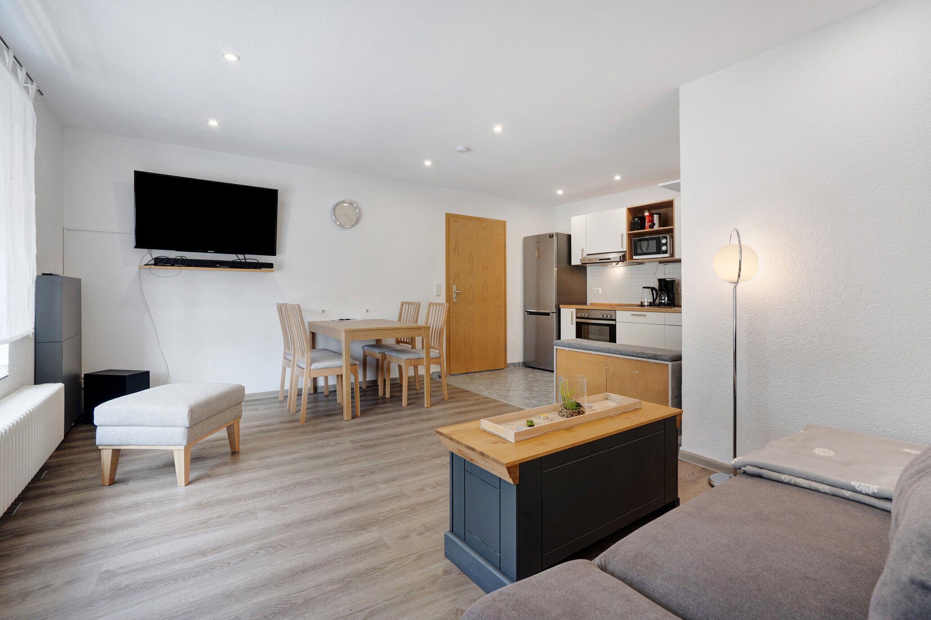 TV, DVD player, table tennis