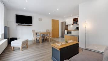 TV, DVD player, table tennis