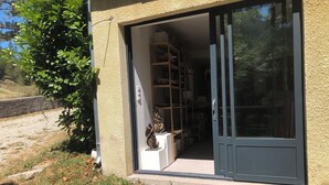 Exterior detail - In the heart of the Drôme valley, between Die and Crest,  independent gîte (aurel)