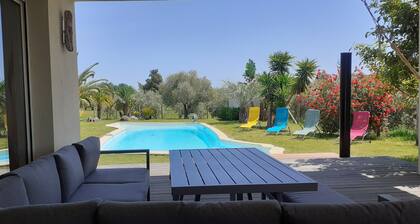 villa de 117m2 avec piscine de 15mx6 m