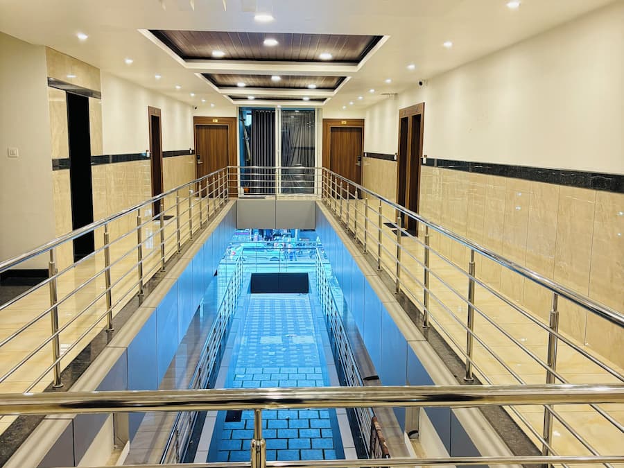 Interior entrance