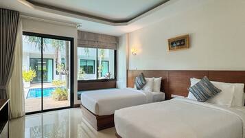 Kamar Superior, akses ke kolam renang | Meja kerja, ruang kerja ramah laptop, Wi-Fi gratis, dan seprai linen