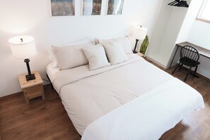 Desk, iron/ironing board, free WiFi, bed sheets