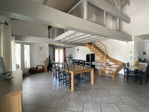 Dining - Charming Family Home in Quiet Urt with Pool, Sleeps 6-8 (Urt)