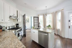 Fridge, oven, dishwasher, cookware/dishes/utensils - Queen's Gambit by Minty Living (Atlanta)