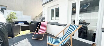 Grand appartement Cosy - Terrasse - 50m de l’océan
