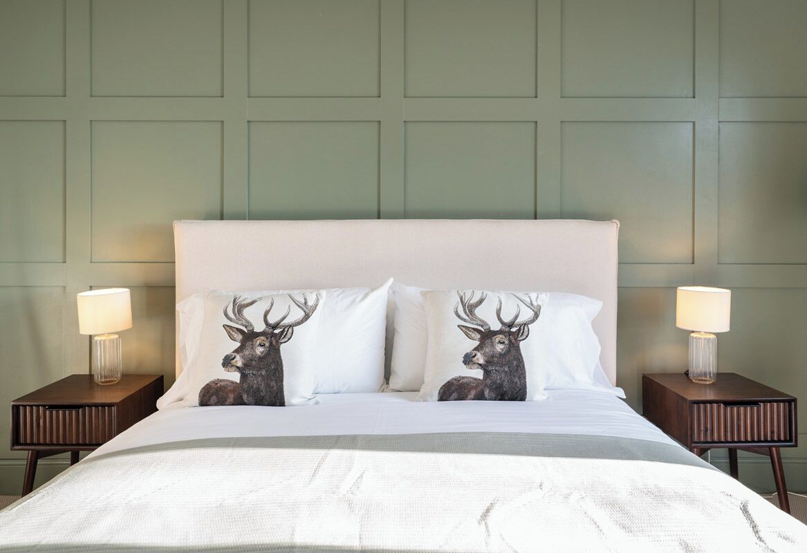 Chambre, 1 très grand lit, vue mer