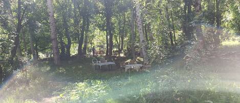 Opções para refeição ao ar livre