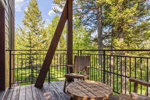 Terrace/patio - Moose Creek 32 - Private Hot Tub! (Teton Village)