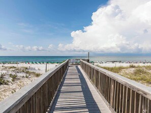 On the beach - Gulf Dunes #614 West | Beach Views + Access to Pool & More! (Fort Walton Beach)