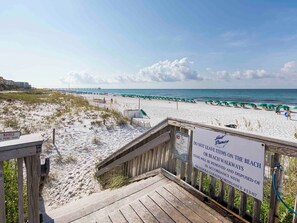 On the beach - Gulf Dunes #614 West | Beach Views + Access to Pool & More! (Fort Walton Beach)