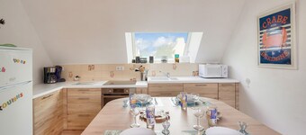 Flat for 4 300m from the beach in Guilvinec
