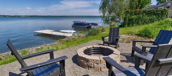 Chirping Pines: Modern Lake Home on Cayuga Lake