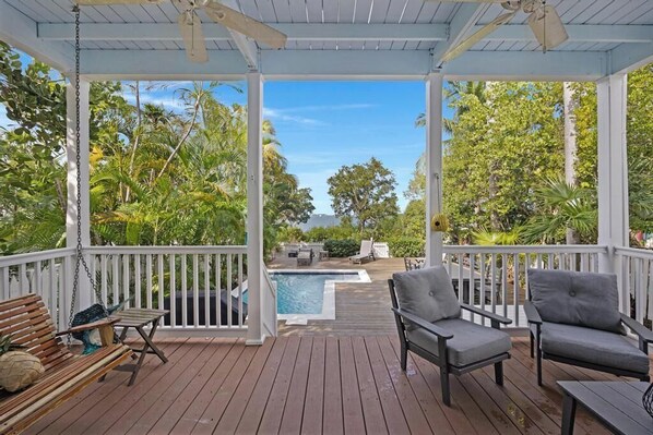 Terrace/patio - A Gulfview Paradise in Key West - Call for more information! (Key West)