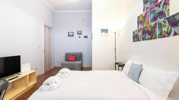 1 Schlafzimmer, BĂŒgeleisen/BĂŒgelbrett, kostenloses WLAN, BettwĂ€sche