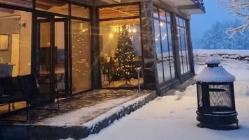 Majoituspaikan julkisivu