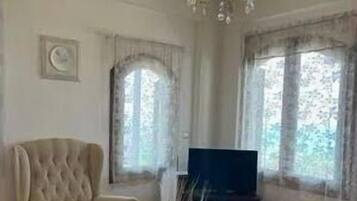 TV, fireplace, DVD player