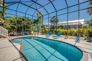 Pool - 185 Dundee - Lovely Island Getaway with Pool and L (Fort Myers Beach)
