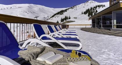 Resort center, view mountain/resort, tv, ski locker, 16m², Orcières Merlette 1850